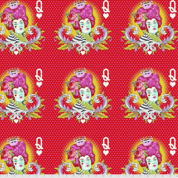 Tula Pink - Curiouser & Curiouser - The Red Queen - Wonder - PWTP160.WONDER (1/2 Yard)