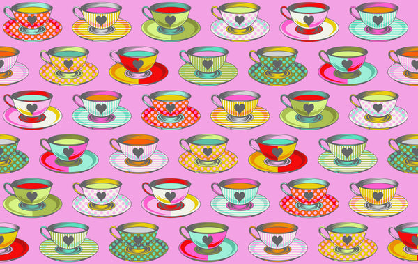 Tula Pink - Curiouser & Curiouser - Tea Time - Wonder - PWTP163.WONDER (1/2 Yard)