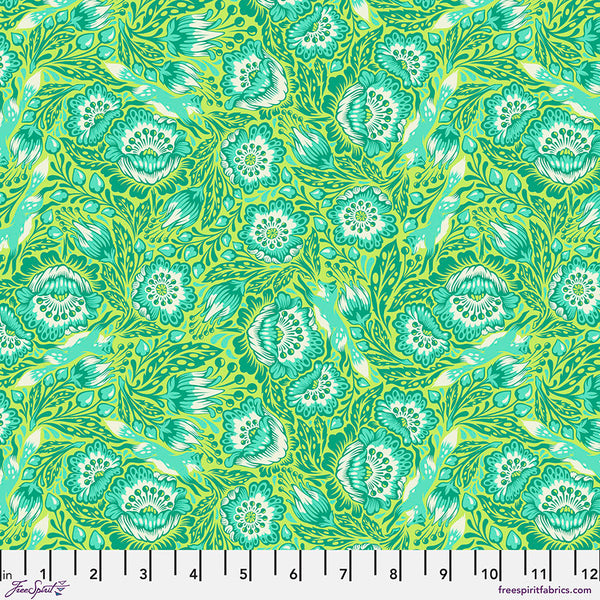 Tula Pink - Tiny Beasts - Out Foxed - Glow - PWTP184.GLOW (1/2 Yard)