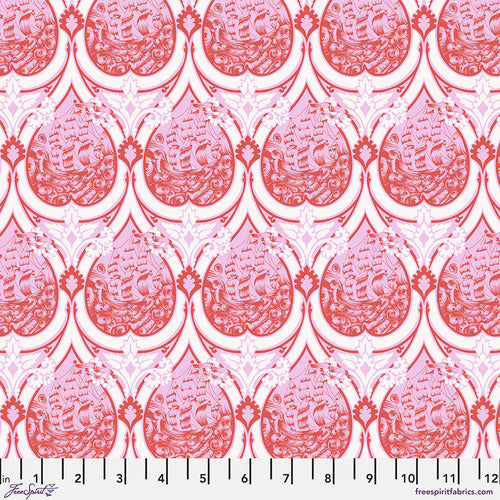 Tula Pink - Parisville (Deja Vu) - Sea of Tears - Melon - PWTP191.MELON (1/2 Yard)