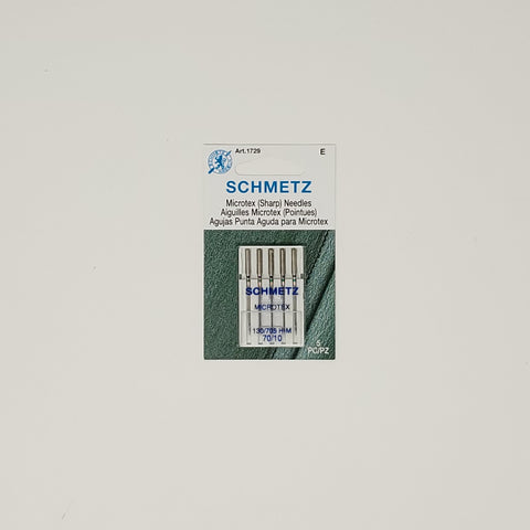 Schmetz - Microtex needles (5) - Size 70/10