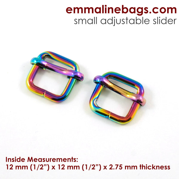 Adjustable Sliders (2 Pack) - 1/2" (12 mm) (5 Finishes)