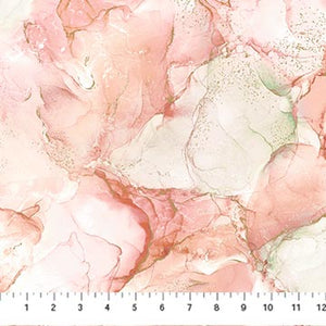 Midas Touch - Multi Texture - Rose/Sage - DM26833-23 (1/2 Yard)