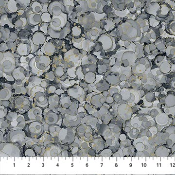 Midas Touch - Bubble Texture - Dark Grey - DM26834-97 (1/2 Yard)