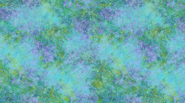 Northcott - Stonehenge - Celtic Roots - Granite (Turq Multi) - DP27277-64 (1/2 Yard)