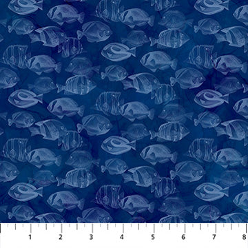 Northcott - Coral Reef - Fish Blender - DP28884-48 (1/2 Yard)