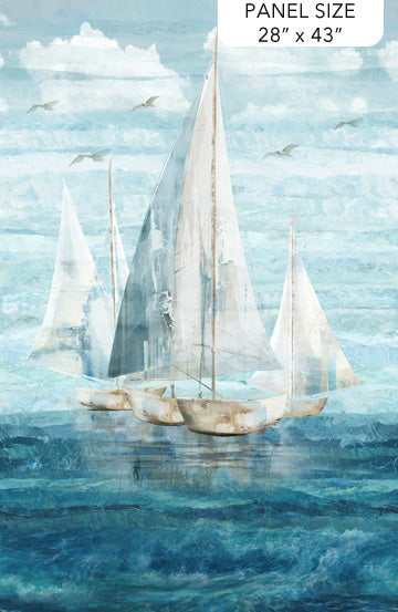 Northcott - Smooth Sailing - Panel - 28" x 43" - DP28915-46 (per panel)