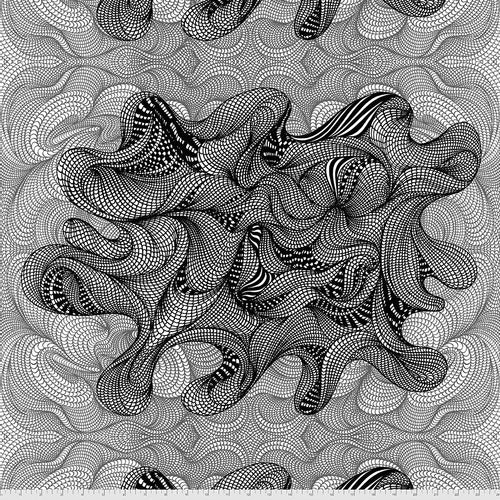 Remnant - Free Spirit Fabrics - Bio Geo-2 - PWAL014.GRAY (38" x WOF)