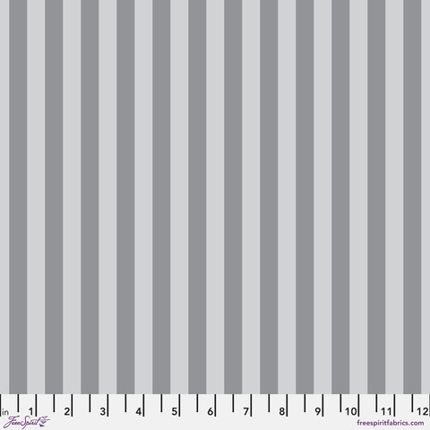 Tula Pink - True Colors Graywork - Tent Stripe - Fog - PWTP069.FOG (1/2 Yard)