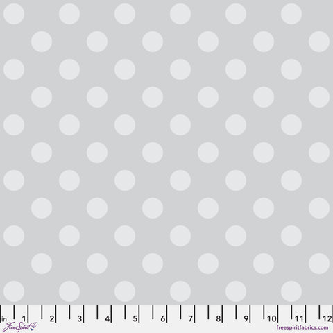 Tula Pink - True Colors Graywork - Pom Pom - Fog - PWTP118.FOG (1/2 Yard)