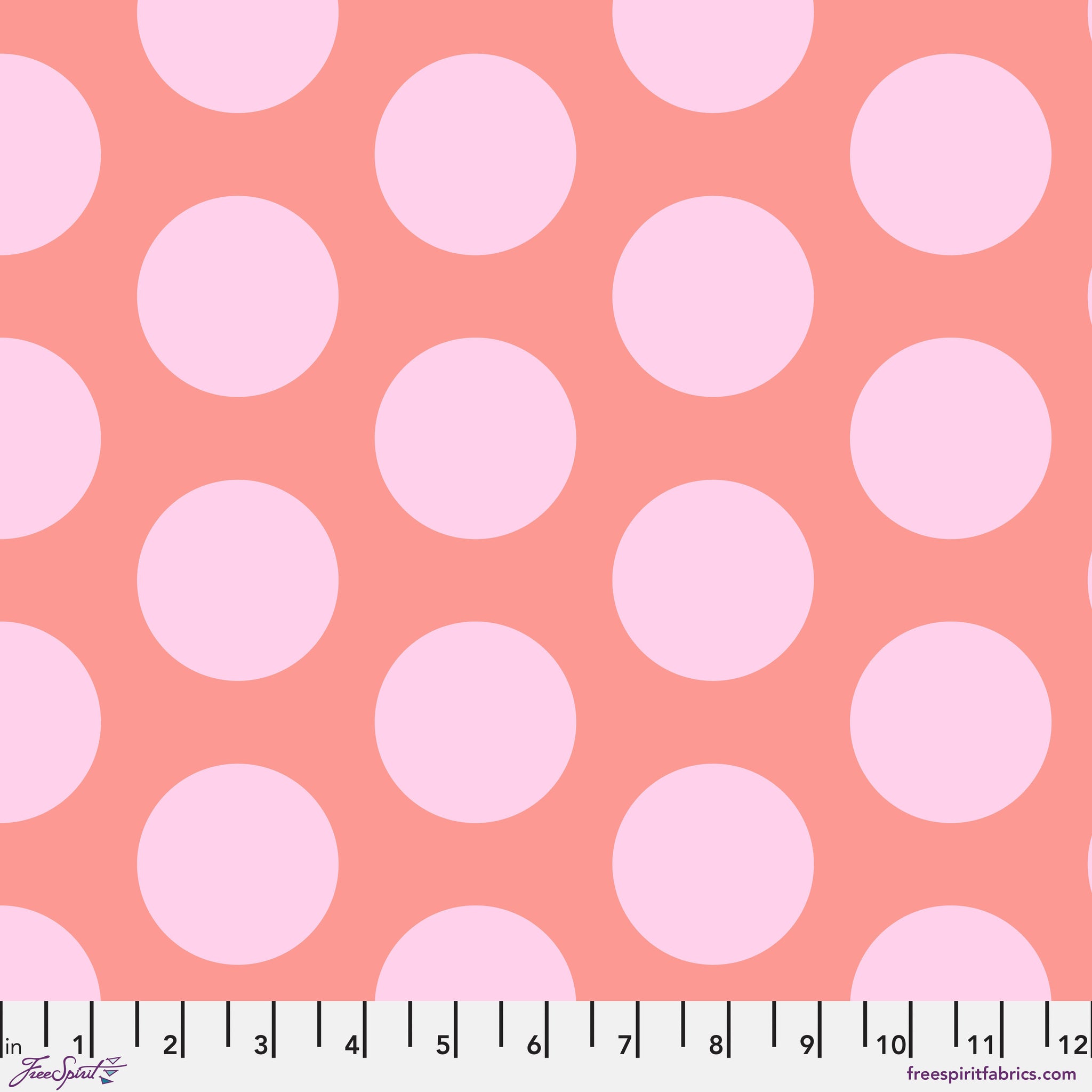 Tula Pink - ROAR! - Dinosaur Eggs - Blush - PWTP230.BLUSH (1/2 Yard)