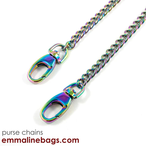 Purse Chain:  Single-Link Chain - 44" Long (112cm) (5 finishes)