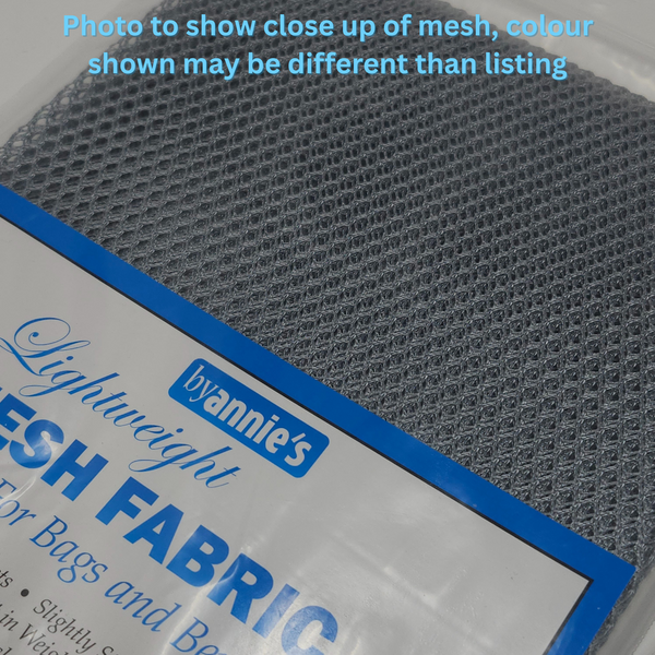 By Annie's - Lightweight Mesh Fabric - 18" x 54" - Black - SUP209-BLACK