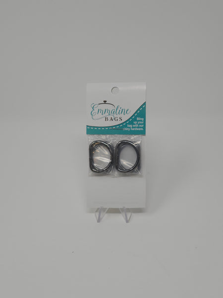 D-Rings (4 Pack) - 3/4" (20 mm-thin) (5 finishes)