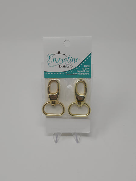 Swivel Snap Hook:  Designer Profile (2 Pack) - 3/4" (18 mm) (5 Finishes)