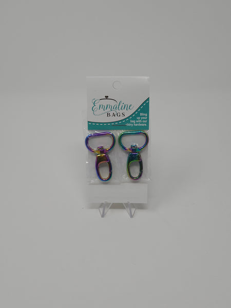 Swivel Snap Hook:  Designer Profile (2 Pack) - 3/4" (18 mm) (5 Finishes)
