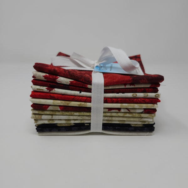 Hand-Cut Fat Quarter Bundle - Northcott - Oh Canada 14 - (13pc)