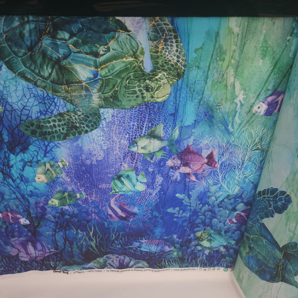 Northcott - Coral Reef - Panel - 28" x 43" - DP28875-66 (per panel)