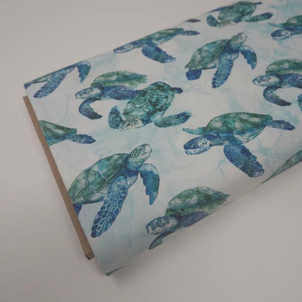 Northcott - Coral Reef - Turtles - DP28878-10 (1/2 Yard)