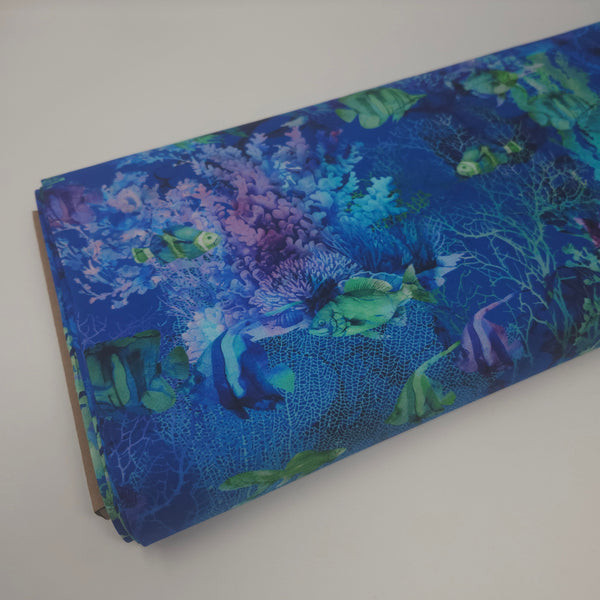 Northcott - Coral Reef - Fish- DP28879-48 (1/2 Yard)