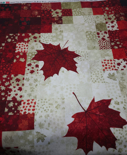 Northcott - Stonehenge - Oh Canada 14 - Patchwork Panel - 24" x 43" - DP29015-12 (per panel)