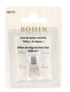 Bohin - Teflon Non-Stick Sewing Machine Foot, clip-in - BOH98975