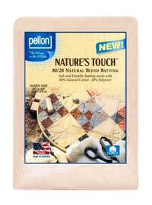 Quilt Batting - Pellon - 80/20 Cotton/Polyester Batting Package - Queen Size - 90"x108" - LE0906
