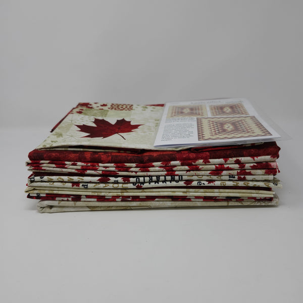 Quilt Kit - Northcott - Oh Canada 14 - Ripple Effect - Queen Size (90.5"x110.5")