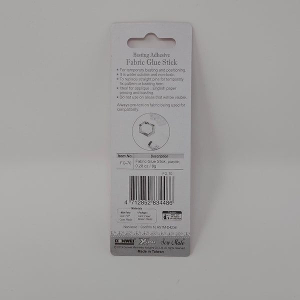 Sew Mate - Basting Adhesive - Fabric Glue Stick - FG70