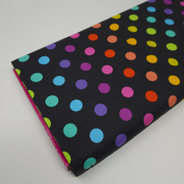 Tula Pink - True Colors Graywork - Disco Poms - Carbon - PWTP262.CARBON (1/2 Yard)