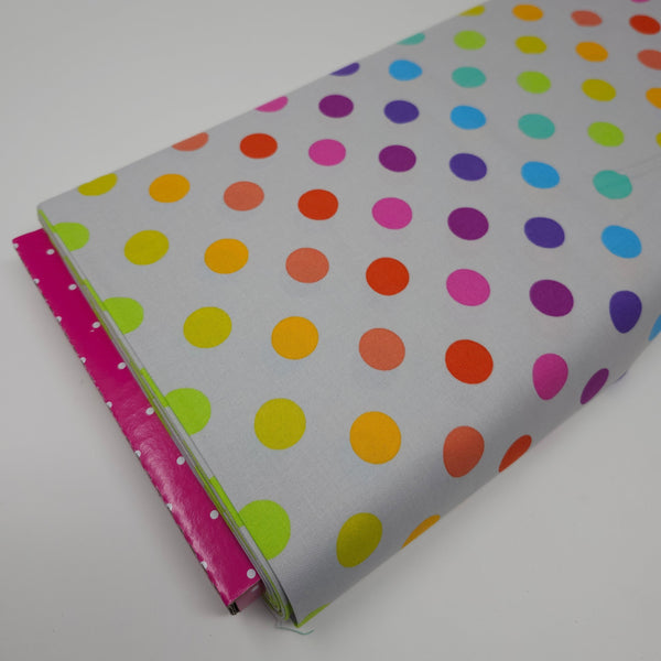 Tula Pink - True Colors Graywork - Disco Poms - Whisper - PWTP262.WHISPER (1/2 Yard)