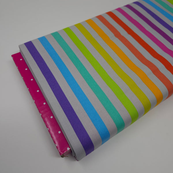 Tula Pink - True Colors Graywork - Disco Stripe - Whisper - PWTP231.WHISPER (1/2 Yard)