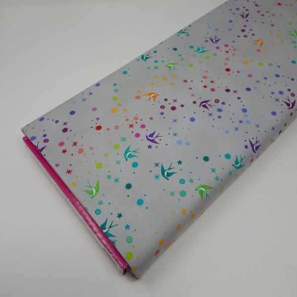 Tula Pink - True Colors Graywork - Fairy Dust - Fog - PWTP133.FOG (1/2 Yard)