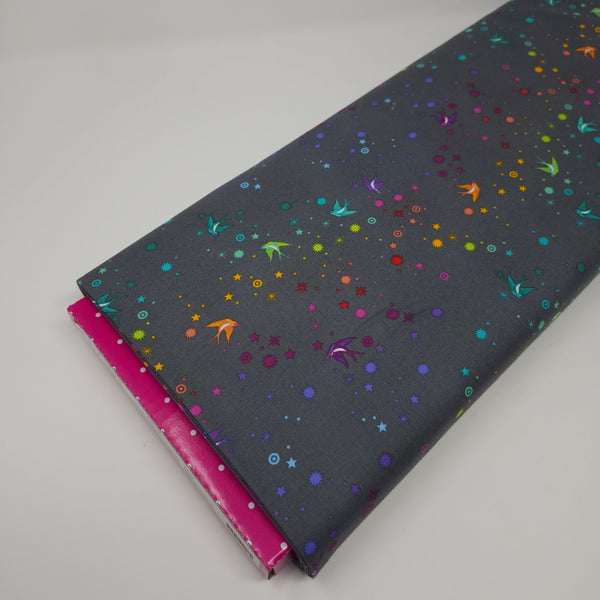 Tula Pink - True Colors Graywork - Fairy Dust - Shadow - PWTP133.SHADOW (1/2 Yard)