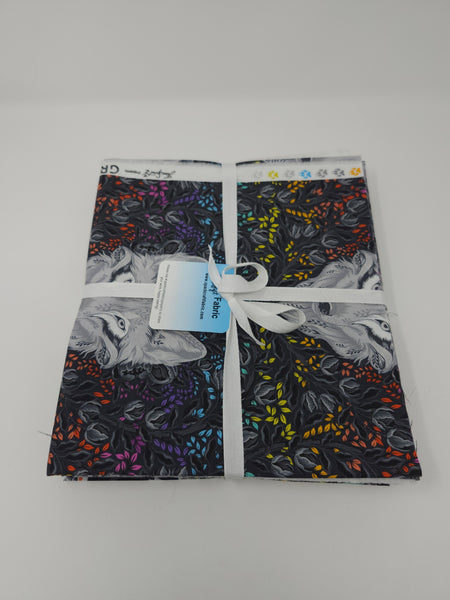 Hand-Cut Half Yard Bundle - Tula Pink - Graywork - Main Collection (8pc)