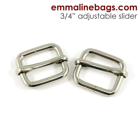 Adjustable Sliders (2 Pack)  - 3/4" (18 mm) (5 Finishes)