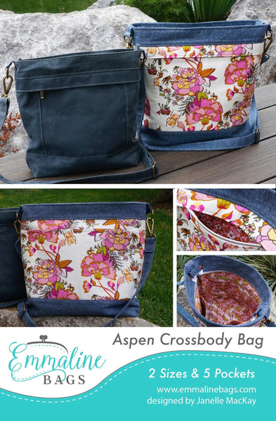Pattern - Emmaline Bags - The Aspen Crossbody Bag - EMMB-122-PAPER