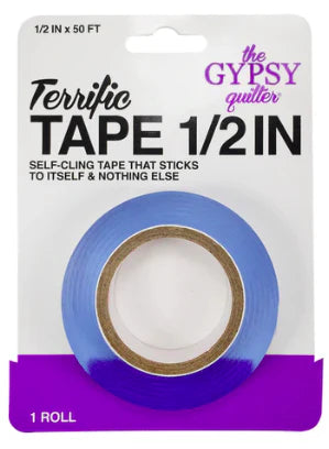 The Gypsy Quilter - Terrific Tape - 1/2 inch x 50 feet - TGQ123