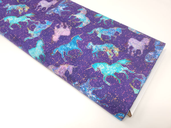 Fantasy - Unicorns - 27378 V (1/2 Yard)