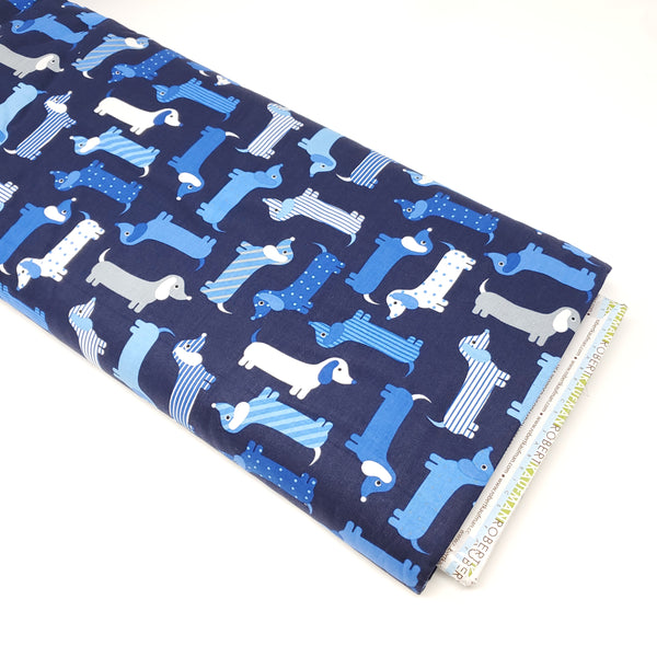 Urban Zoologie - Navy Dachshunds - AAK-15736-9 NAVY (1/2 Yard)