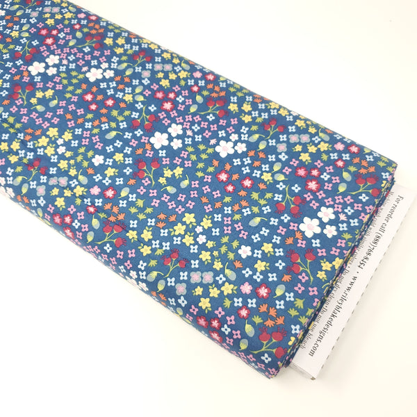 Bloom and Grow - Navy Floral - C10112-NAVY (1/2 Yard)