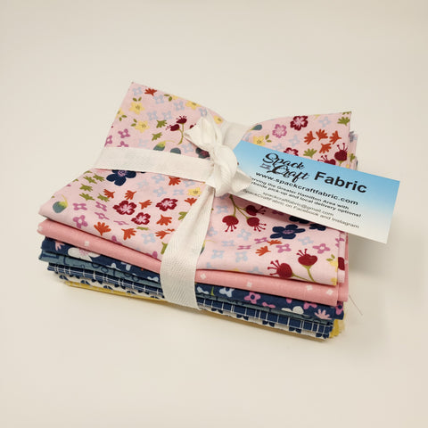 Hand-Cut Fat Quarter Bundle - Bloom and Grow by Riley Blake (7pc)
