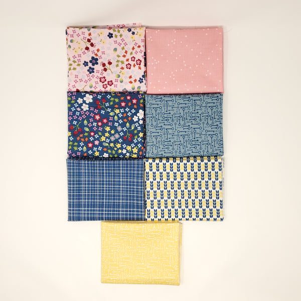 Hand-Cut Fat Quarter Bundle - Bloom and Grow by Riley Blake (7pc)