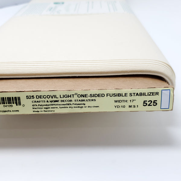 Pellon Decovil Light, One-Sided Fusible 17" wide (1/2 Yard)