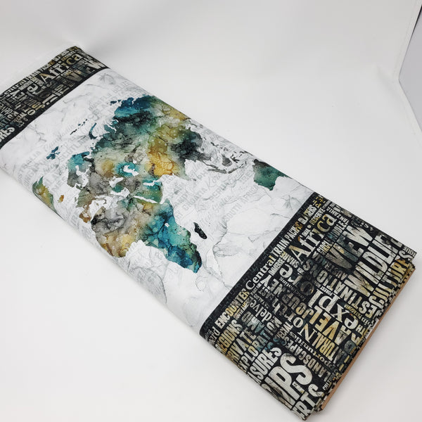 Journey - Canvas Bag Panel - C23903-10 (per panel)