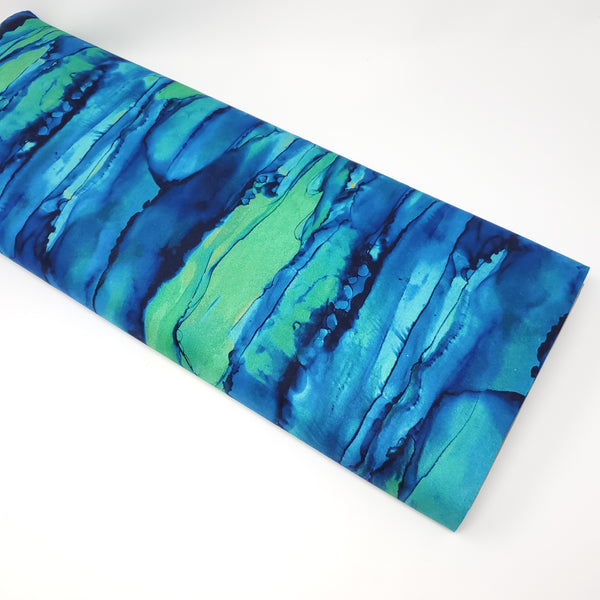 Bliss Bold and Bright - Reflections (Blue Lagoon) - DP23889-43 (1/2 Yard)