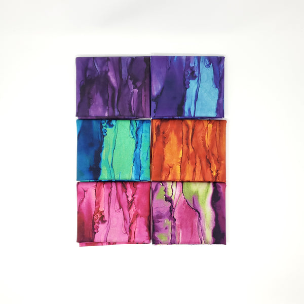 Hand-Cut Fat Quarter Bundle - Northcott Bliss Bold and Bright (24pc) - Updated Bundle