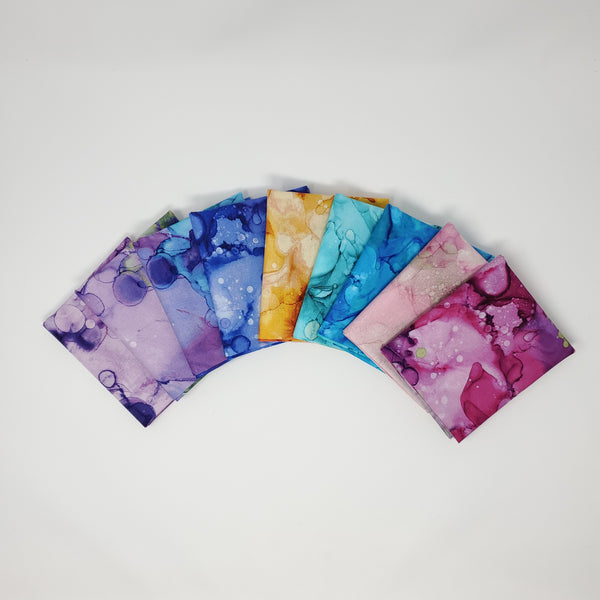 Hand-Cut Fat Quarter Bundle - Northcott Bliss Bold and Bright (24pc) - Updated Bundle