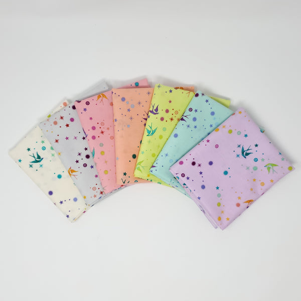 Hand-Cut Fat Quarter Bundle - Tula Pink - Fairy Dust (7pc)