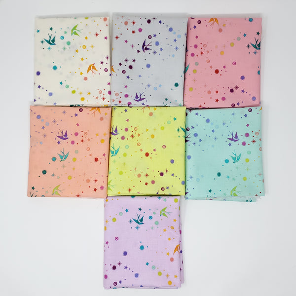 Hand-Cut Fat Quarter Bundle - Tula Pink - Fairy Dust (7pc)